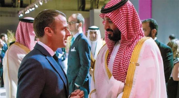 Otra más del G-20: el tenso cruce entre Emmanuel Macron y el príncipe saudita