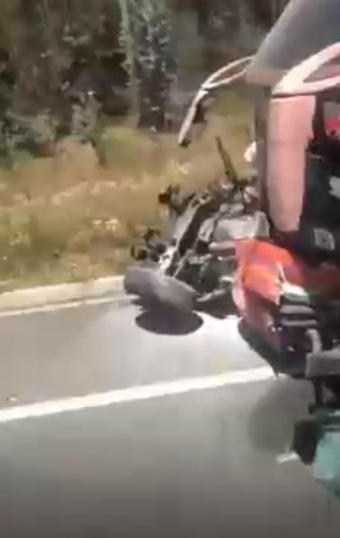 Accidente carretero en ruta Lo Orozco