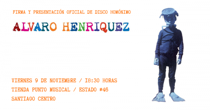 Álvaro Henríquez firma la re-edición de su disco solista en Punto Musical