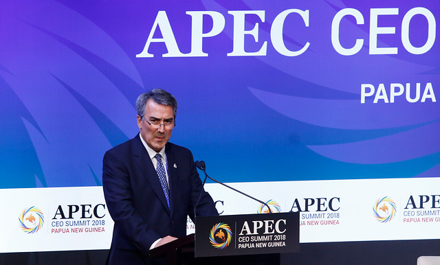 Jean Paul Luksic asume presidencia de la cumbre empresarial APEC 2019