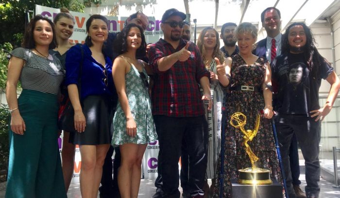 Consejo Nacional de Televisión recibe al equipo ganador del Emmy