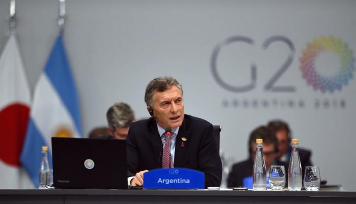 Macri anuncia que G20 ha logrado un acuerdo para «revitalizar el comercio»