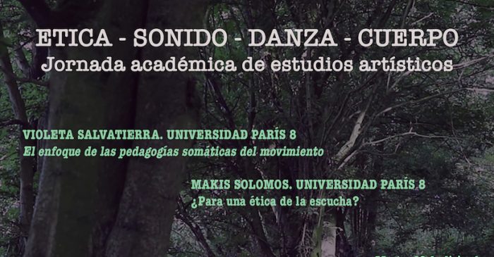 Jornada «Ética – Sonido – Danza – Cuerpo» en  Universidad de Valparaíso