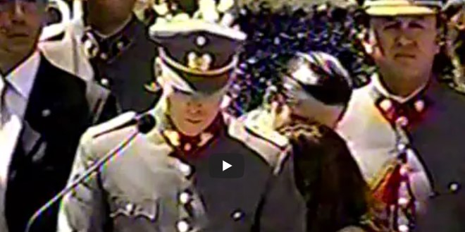 La  criticada intervención del nieto de Pinochet en el funeral del dictador