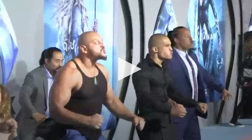 Jason Momoa hizo el Haka en la premiere de «Aquaman»