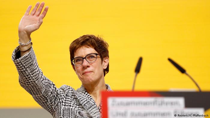 Annegret Kramp-Karrenbauer, sucesora de Merkel en la CDU