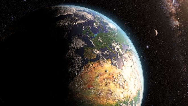 La megacolisión planetaria que pudo haber formado la Luna y hecho posible la vida en la Tierra