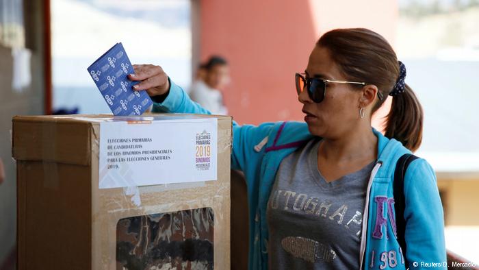 Bolivia celebra elecciones primarias inéditas