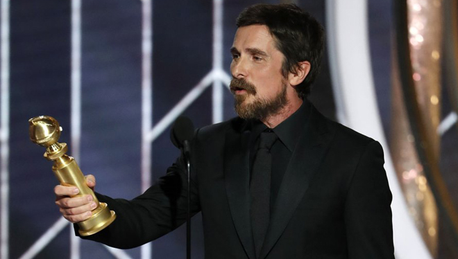 Christian Bale ganador en los Globos de Oro: «Gracias a Satanás por servirme de inspiración»
