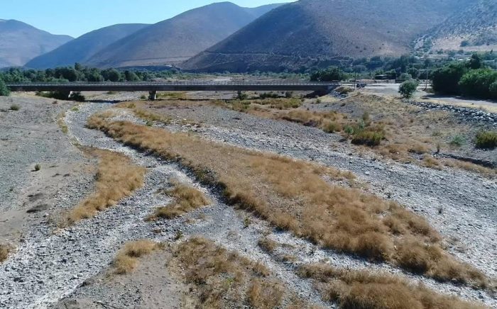 Río en Petorca volvió a tener presencia de agua tras 10 años de sequía