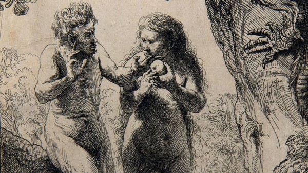 "Adán y Eva" de Rembrandt