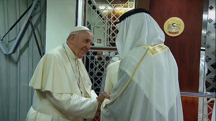 La histórica visita del Papa Francisco  a Emiratos Árabes