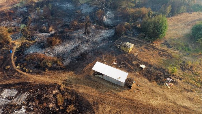 Incendio en Carahue: alcalde asegura que “la comuna está prácticamente incendiada por todos lados”