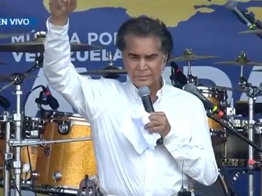 Puma Rodríguez en concierto Venezuela Aid Live: «A los soldados venezolanos les digo no disparen al pueblo»