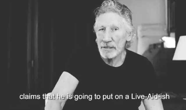 Las duras palabras de Roger Waters: “Live Aid venezolano no tiene que ver con una acción humanitaria en Venezuela, es una intervención militar”