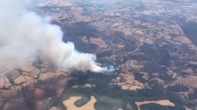 Sobrevuelo por La Araucanía muestra magnitud de incendios forestales