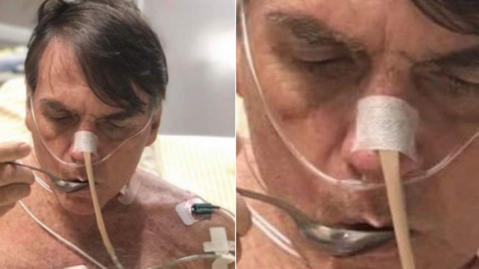 La foto hospitalizado de Jair Bolsonaro que genera dudas en las redes sociales