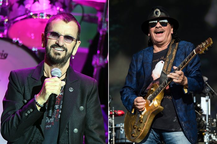 Ringo Starr y Carlos Santana liderarán Festival Woodstock en su aniversario de medio siglo