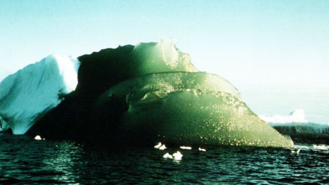 Revelan el misterio y la importancia de los icebergs verdes de la Antártica