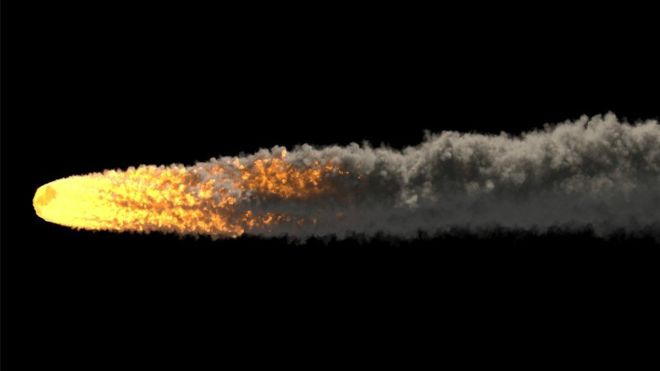 La NASA revela la gigantesca explosión de un meteoro sobre el mar de Bering
