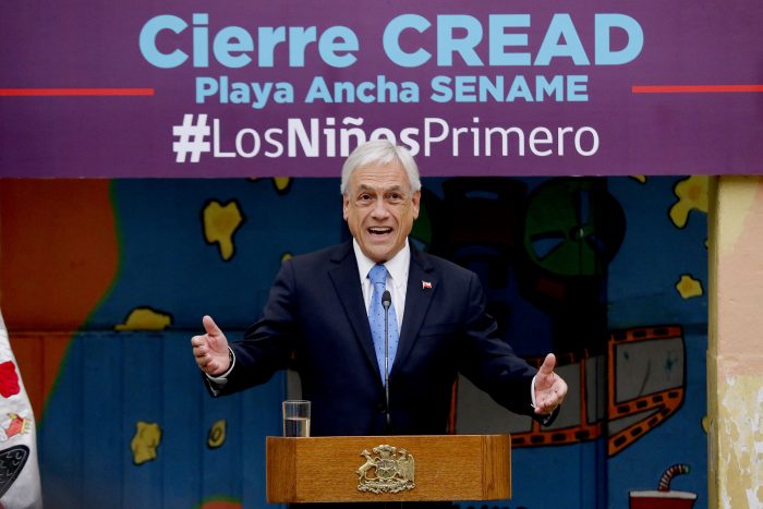 Piñera por el cierre del Cread de Playa Ancha: «Era muy difícil que algún niño o niña pudiera rehabilitarse»