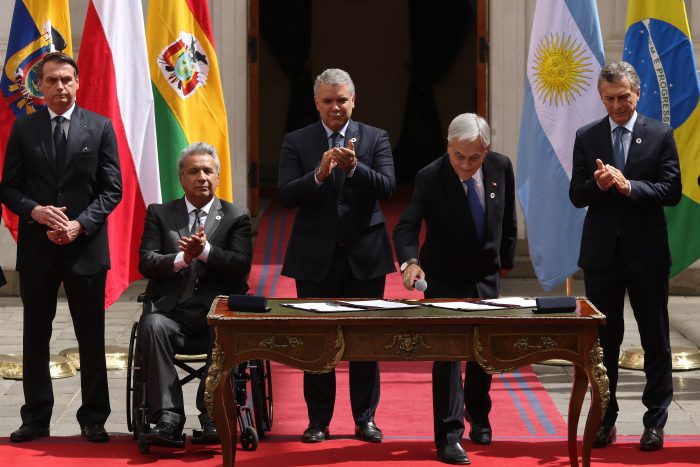 Gobierno confirma salida definitiva de Chile de Unasur «por razones de Estado»