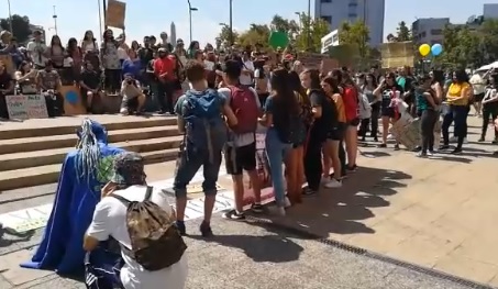 Fridays For Future: estudiantes chilenos se suman a la manifestación mundial contra el Calentamiento Global