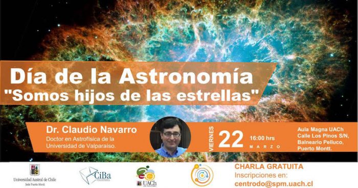 Charla de astronomía: Somos hijos de las estrellas en Universidad Austral, Puerto Montt