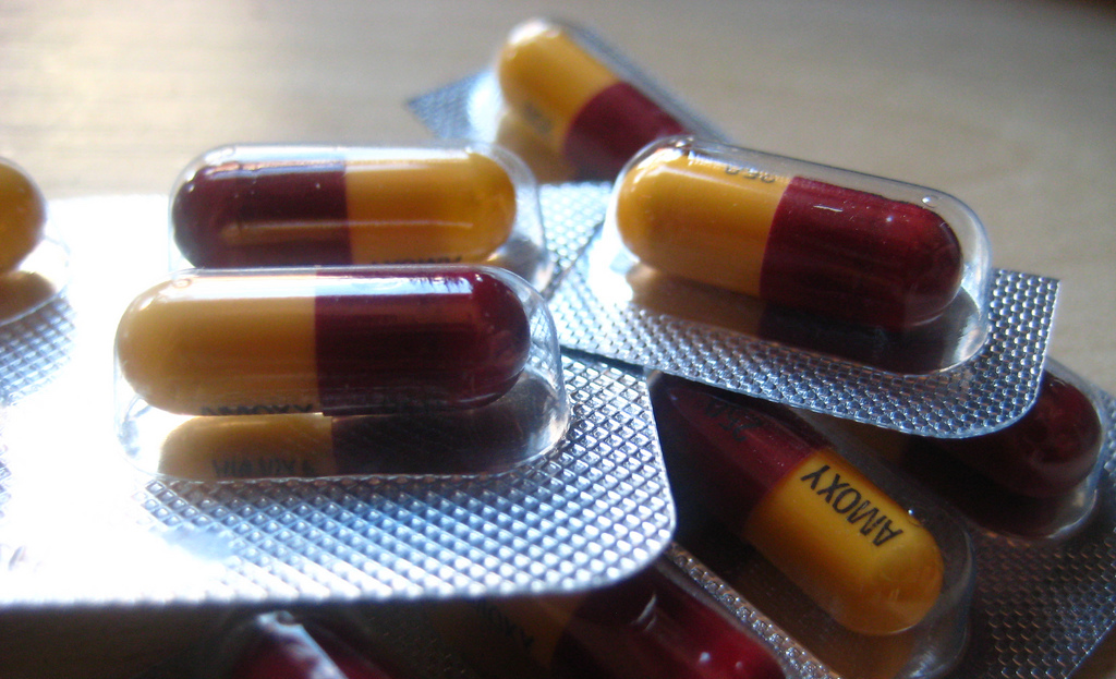 Amoxicillina en el mostrador