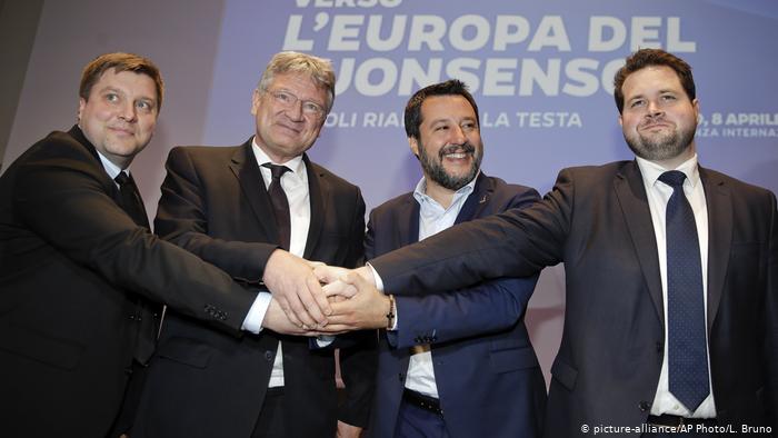 Partidos populistas de derecha europeos forman una facción internacional