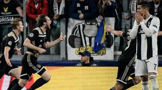 Ajax dio el golpe a la cátedra y eliminó a la Juventus en los cuartos de la Champions League