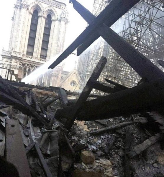 Así quedó la Catedral de Notre Dame luego del gravísimo incendio vivido el día de ayer