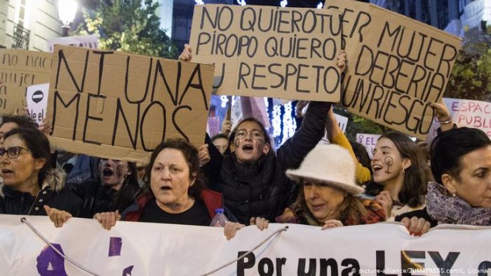 Madrid condena los casi mil feminicidios desde 2003 en España