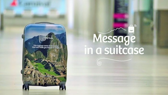 Perú promociona destinos turísticos con campaña «Mensaje en la maleta»