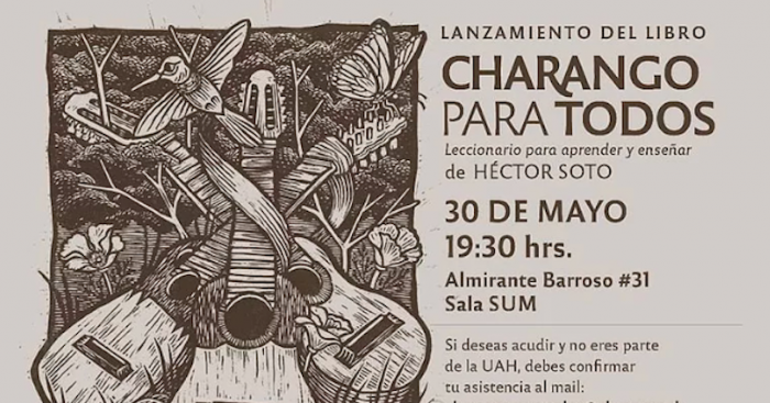 Lanzamiento libro “Charango para todos” del compositor Héctor Soto en Universidad Alberto Hurtado