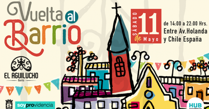 Festival Vuelta al Barrio en calle El Aguilucho