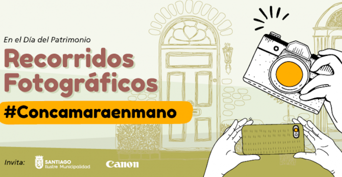 Día del Patrimonio: Recorridos #Concamaraenmano en Municipalidad de Santiago