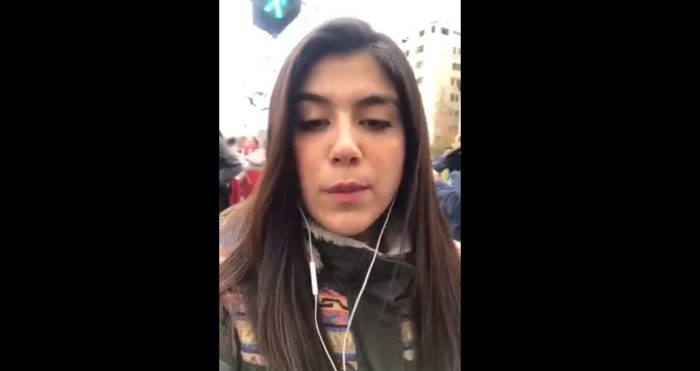 Macarena Segovia despacha desde la marcha de los profesores, una movilización marcada por el nulo diálogo con el Mineduc