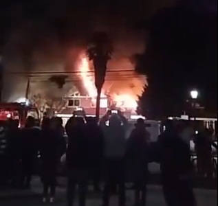 Gran incendio afectó a la Municipalidad de Maule causando daños totales en histórico edificio