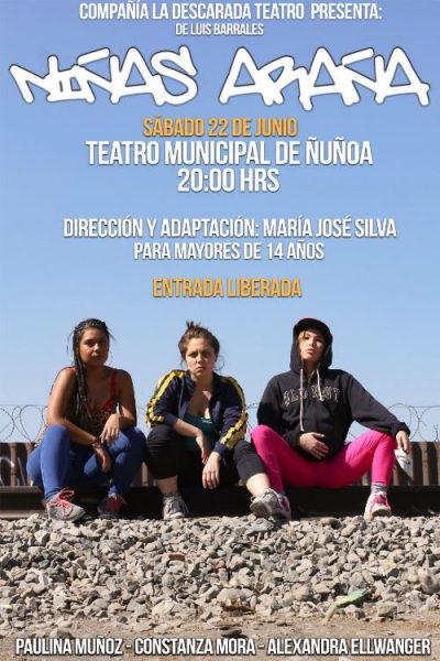 Función Gratuita Obra Niñas Arañas En Teatro Municipal De Ñuñoa 9140