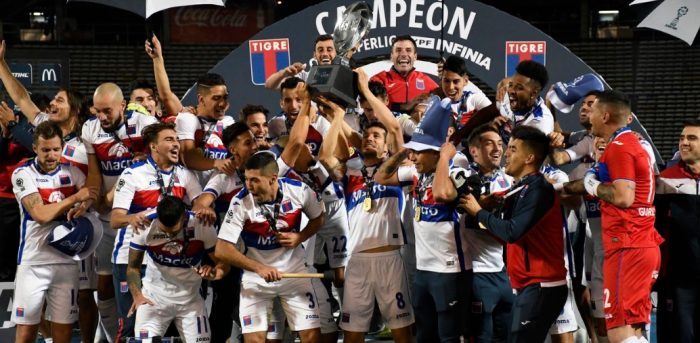 Pablo Lescano celebra al matador: Tigre venció a Boca y se consagró campeón de la Copa Superliga de Argentina