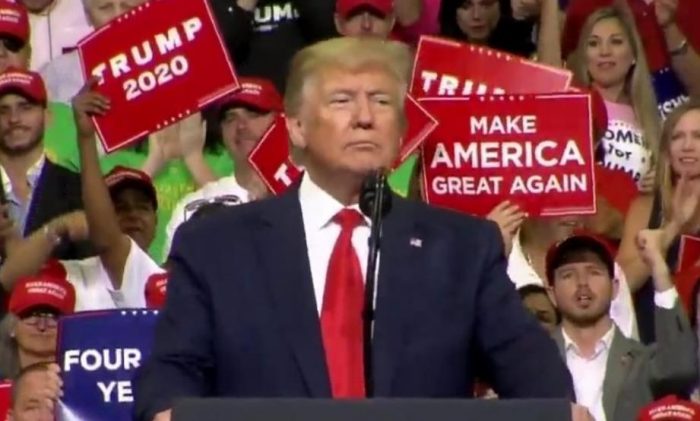 «Keep America Great»: Trump convoca un «terremoto en las urnas» en el inicio de su campaña al 2020