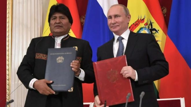 En qué consiste el plan de Evo Morales y Vladimir Putin para construir la central nuclear más alta del mundo en Bolivia