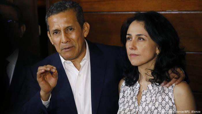 Allanan casa de expresidente peruano Humala y su esposa en investigación del caso Odebrecht