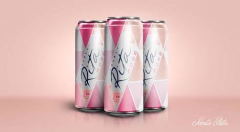 Tendencia de vinos en lata llega a Chile con el rosé