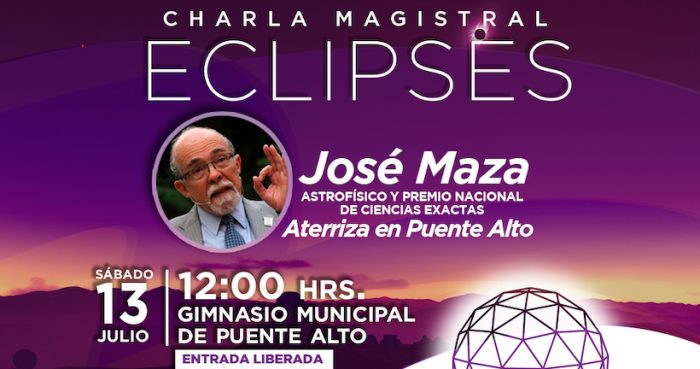 Charla Magistral «Eclipses» con José Maza en Gimnasio Municipal de Puente Alto