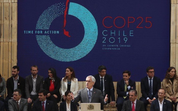 Piñera y los países que causan más impacto al medio ambiente