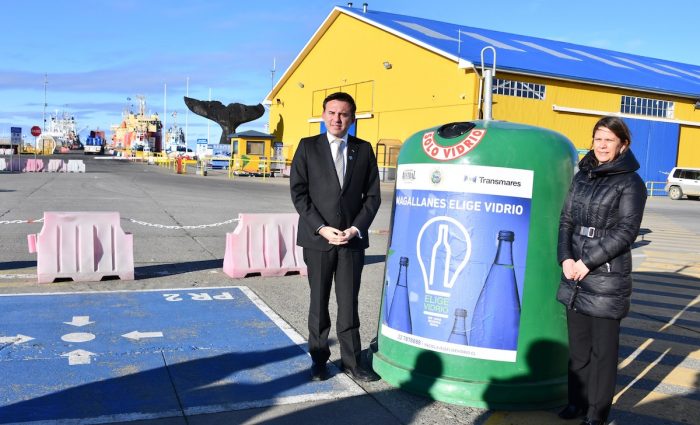 Nuevas campanas de reciclaje de vidrio en Punta Arenas se suman a iniciativa Magallanes Elige Vidrio