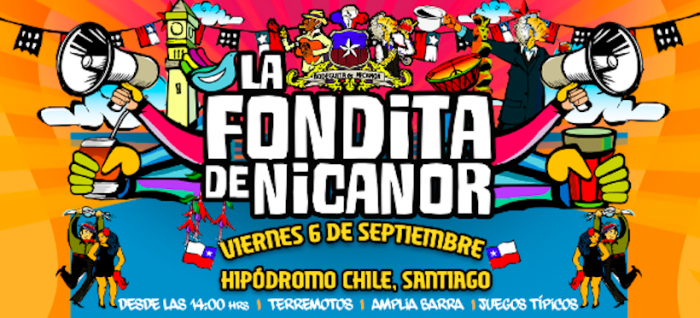 La tradicional Fondita de Nicanor celebrará por primera vez las Fiestas Patrias en Santiago