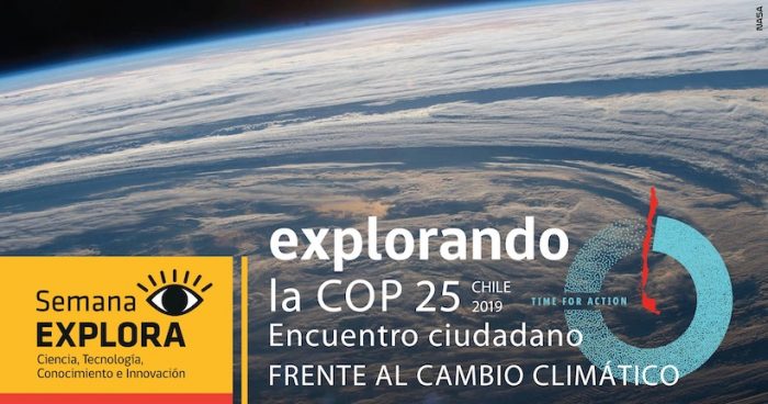 Muestra interactiva “Explorando la COP25: Encuentro Ciudadano frente al Cambio Climático” en metro Quinta Normal